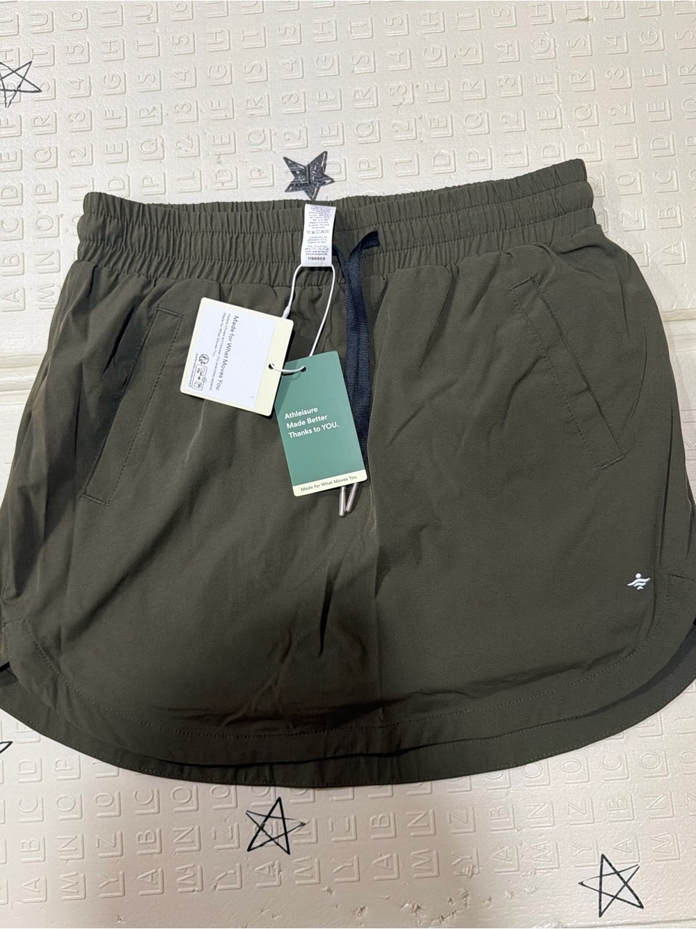 HALARA Olive Green Women's Athletic Skort